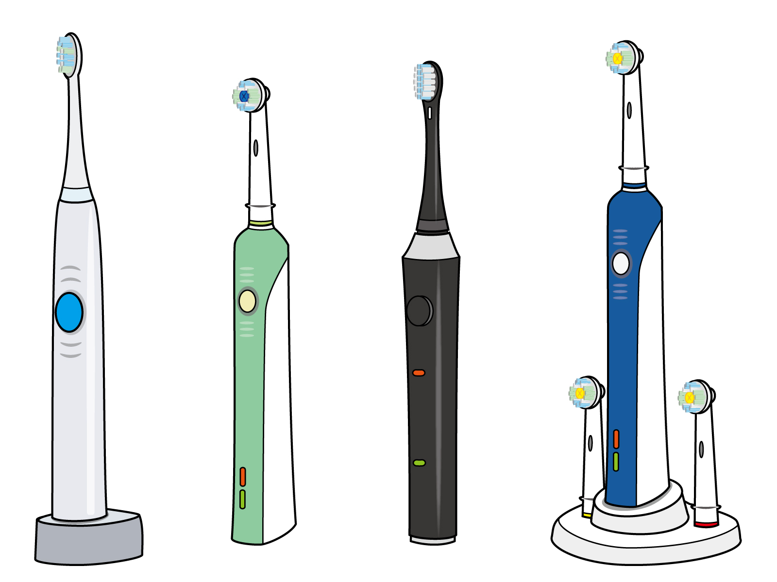 電動歯ブラシの種類